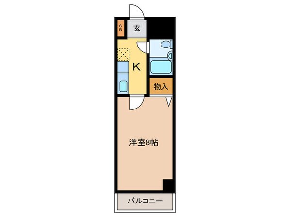 トップス祝ハイツの物件間取画像